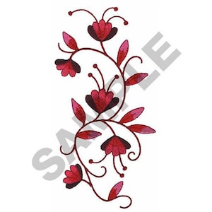 Flower Vine - Machine Embroidery Design