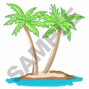 Palm Trees - Machine Embroidery Design