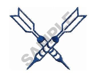 Darts - Machine Embroidery Design