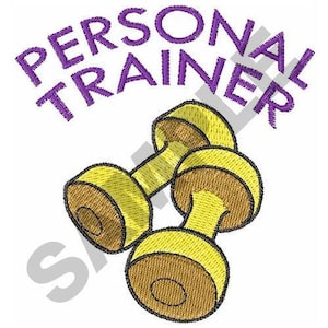 Personal Trainer - Machine Embroidery Design