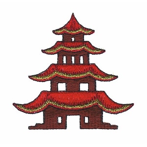 Pagoda - Machine Embroidery Design