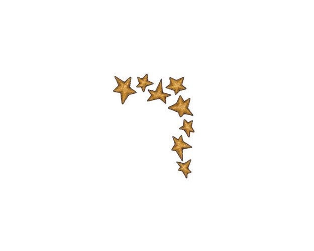 Star Corner Border Machine Embroidery Design - Etsy Canada