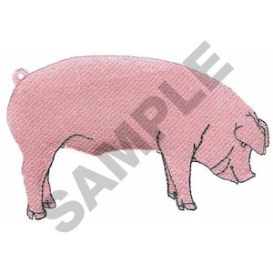 Pig - Machine Embroidery Design