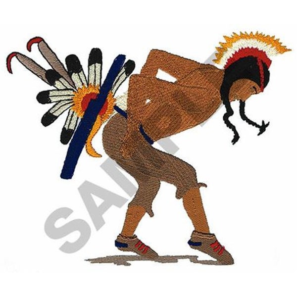 Pow Wow Dancer - Machine Embroidery Design