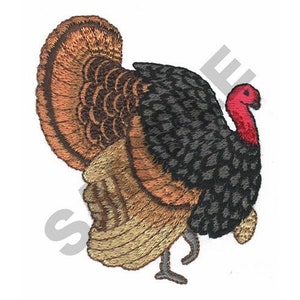 Turkey - Machine Embroidery Design