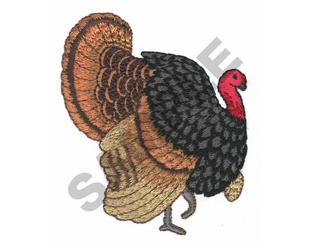 Turkey - Machine Embroidery Design