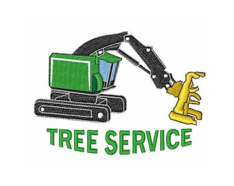 Tree Trimmer Service - Machine Embroidery Design