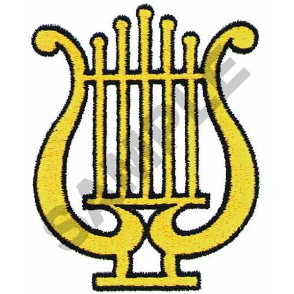 Lyre - Machine Embroidery Design