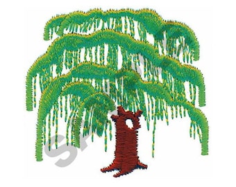 Weeping Willow Tree - Machine Embroidery Design