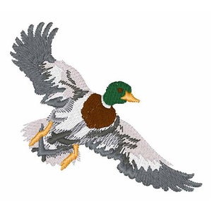 Small Mallard For Caps - Machine Embroidery Design