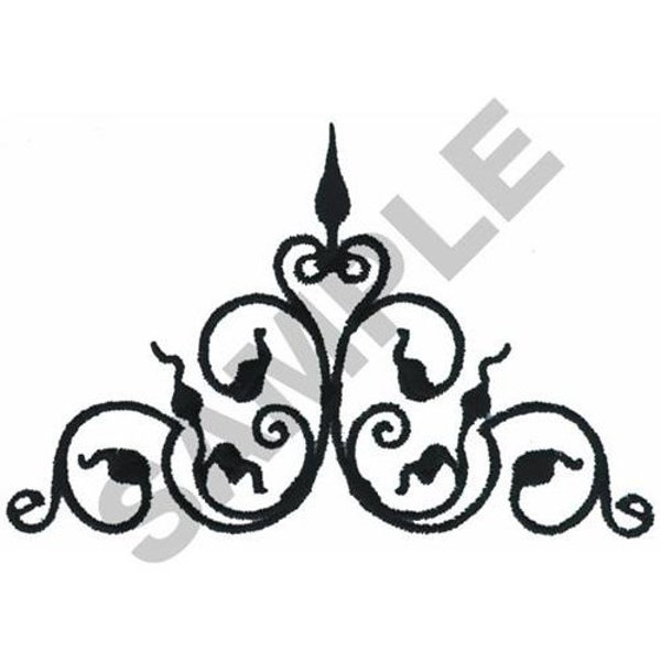 Wrought Iron Design - Machine Embroidery Design