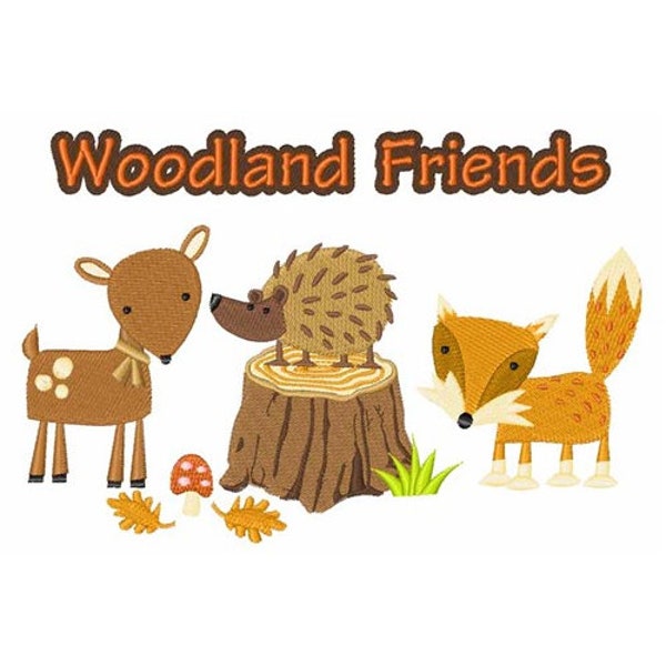 Woodland Friends - Machine Embroidery Design