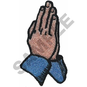 Praying Hands - Machine Embroidery Design