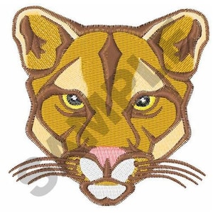 Cougar Mascot - Machine Embroidery Design