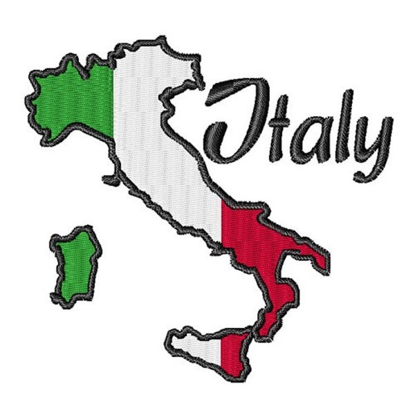 Italy - Machine Embroidery Design