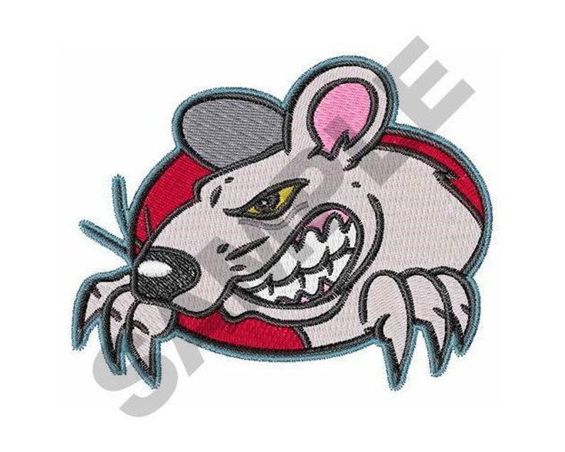 Rat - Machine Embroidery Design - Etsy