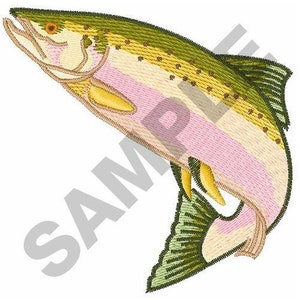 Salmon Fish - Machine Embroidery Design