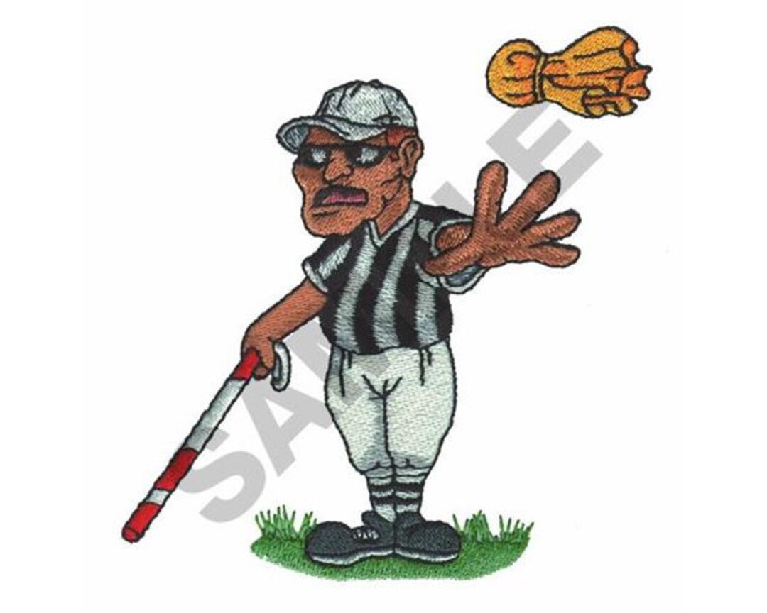 Referee Machine Embroidery Design Etsy