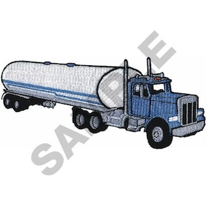 Tanker Truck - Machine Embroidery Design
