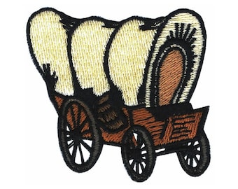Wagon couvert - Motif de broderie machine