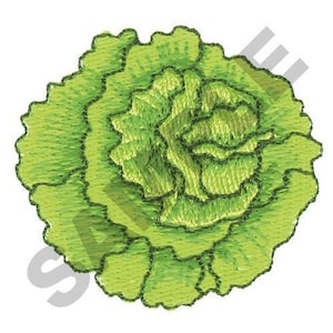 Lettuce - Machine Embroidery Design
