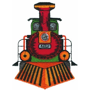 Train 402 - Machine Embroidery Design