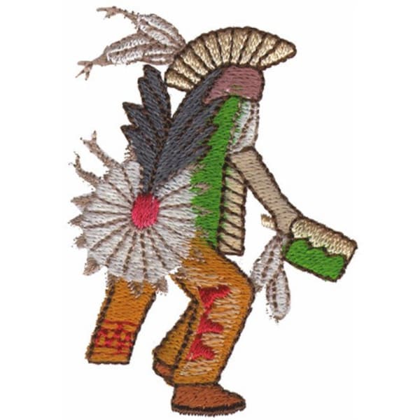 Pow Wow Dancer - Machine Embroidery Design