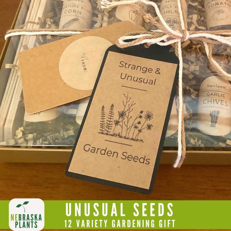 Rare heirloom seeds collection to grow unique vegetables, herbs, and flowers