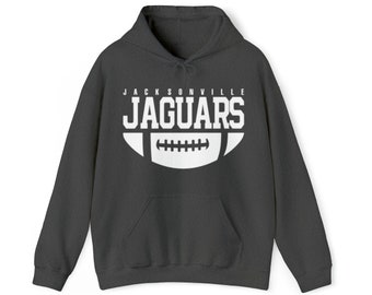 Jacksonville Jaguars Football Sweatshirt, Unisex Heavy Blend™ Hooded Sweatshirt, NFL Football Season, Multiple Colors and sizes