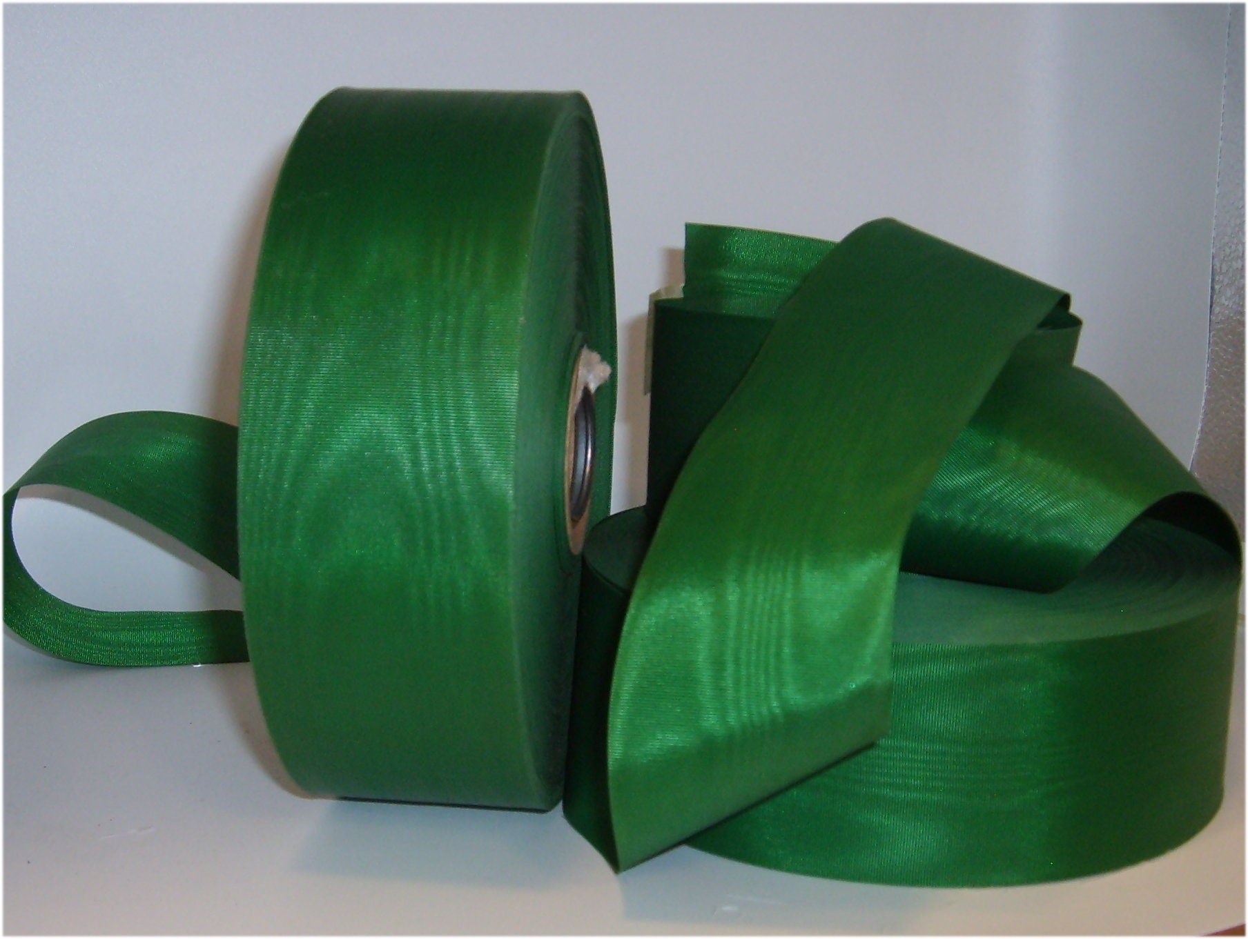 Green Ribbon, Mint Green Satin Ribbon 1 1/2 Inches Wide X 10 Yards