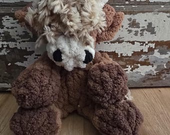 Chunky Highland Cow Plushie Stuffed Animal