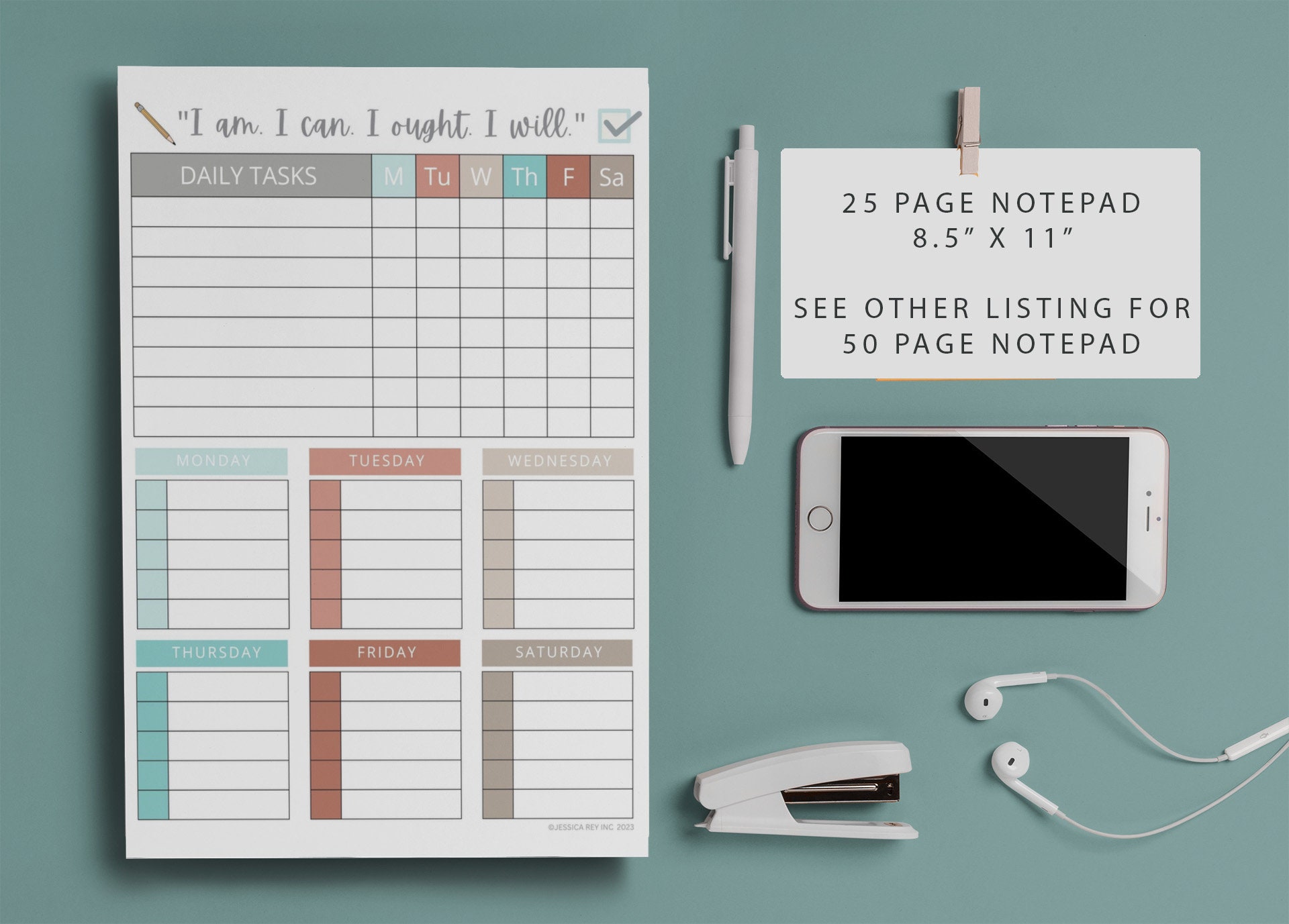 Kids Chore Chart Notepad: Homeschool Habit Tracker (25 Page) - Etsy