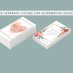 May include: Two stacks of cards with watercolor floral designs and inspirational quotes. The top card in the left stack features a pink heart with the quote "Only love is able to cross over precipices and mountain peaks. Love once again. Love." The top card in the right stack features a pink floral design with the quote "Words cannot express the joy which is thine!"