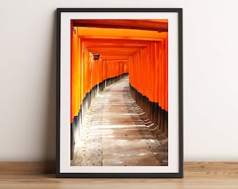 Kyoto, Torii Gates, Fushimi Inari Shrine, Japan, Travel Photography, Asia, Fine Art Print, Wall Decor