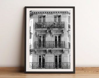 Paris Architecture, France, Travel Photography, Fine Art Print, Wall Decor, Street, City, Windows