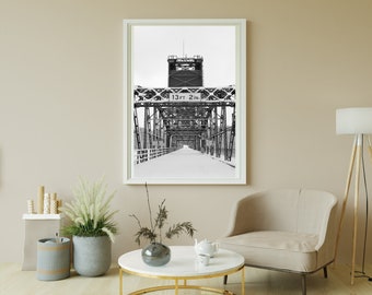 Stillwater Lift Bridge, Minnesota, Photography, Midwest, Travel, Fine Art Print, Wall Decor