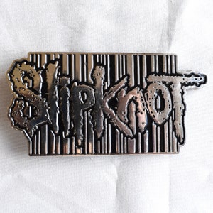 Belt Buckle Slipknot Band Heavy Metal Music Rock And Roll