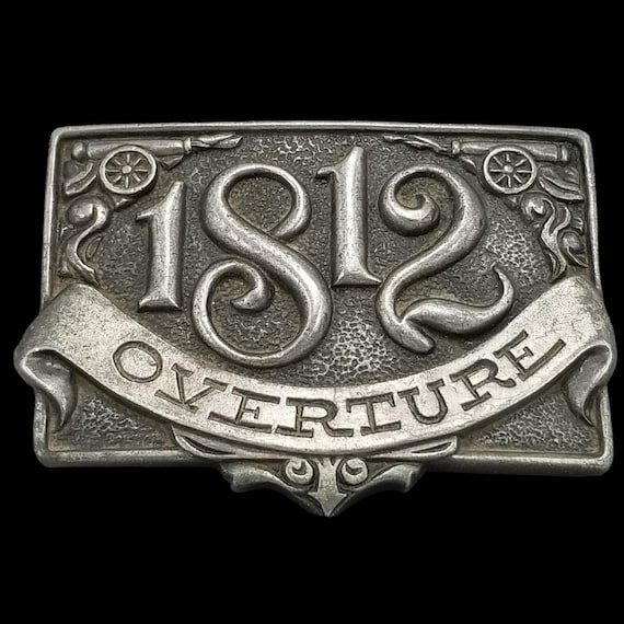 1977 Pewter Belt Buckle by R.J. Kinart - 1812 Overture Design Collectible Gift