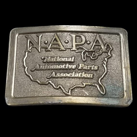 NAPA Belt Buckle Automotive Parts Association Collectible Car By Lewis Buckles