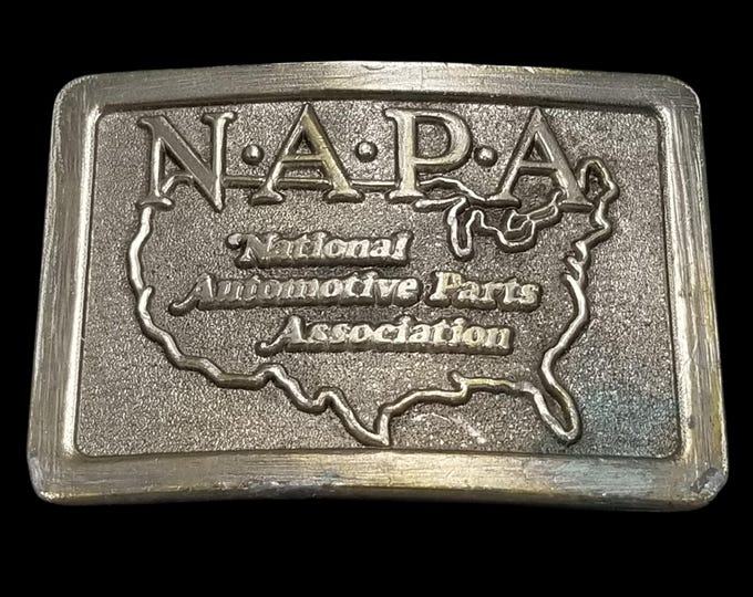 NAPA Belt Buckle Automotive Parts Association Collectible Car By Lewis Buckles