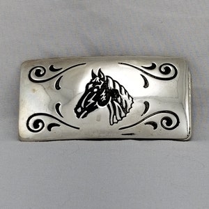 Belt Buckle Small Women&#39;s Unisex Western Horse Head Rodeo Cowboy Cowgirl USA