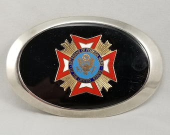 Vintage Belt Buckle Veterans Of Foreign Wars Of The United States