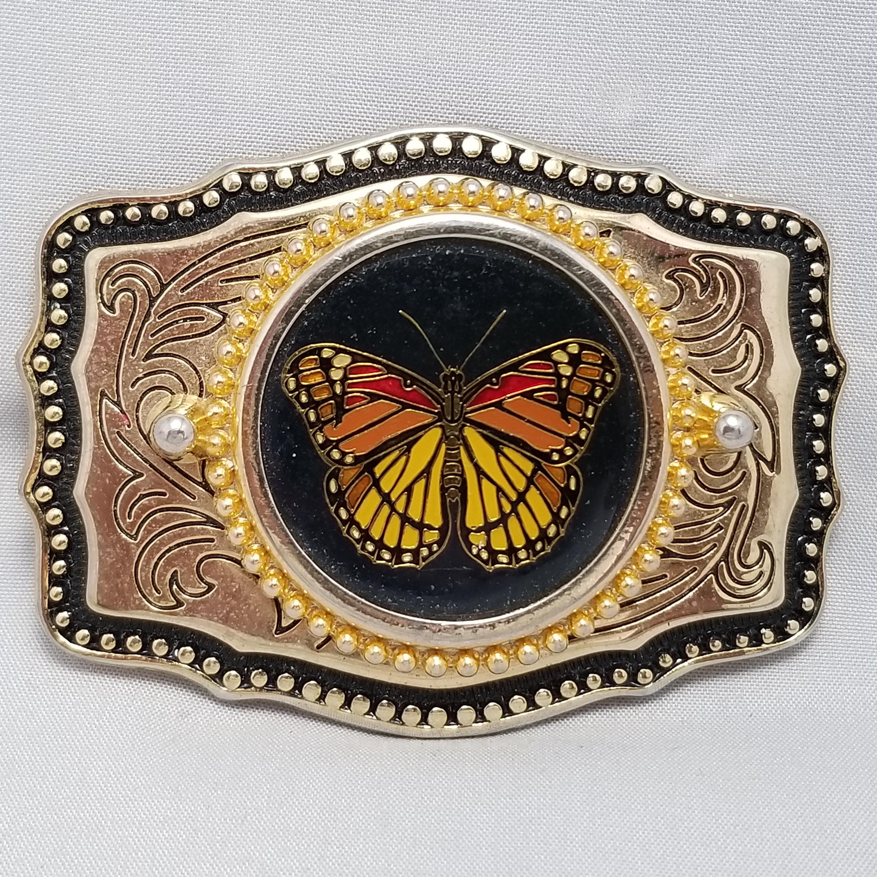Filigree Butterfly Belt Buckle - Etsy