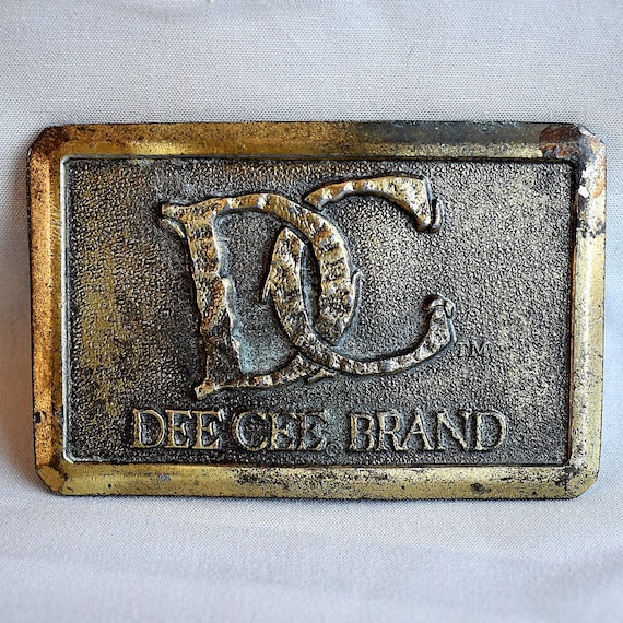 Vintage DC Dee Cee Brand Belt Buckle - USA Made