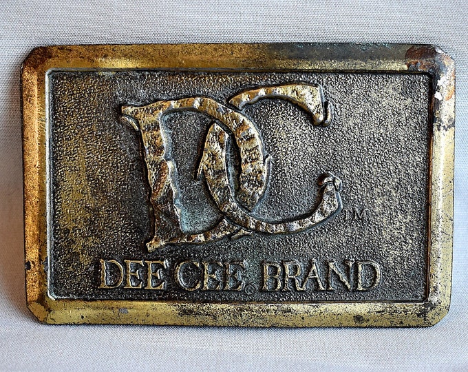 Vintage DC Dee Cee Brand Belt Buckle - USA Made