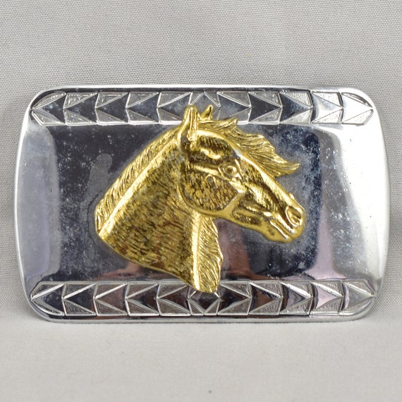 Belt Buckle Horse Head Western Filigree Cowboy Cowgirl Unisex Rodeo