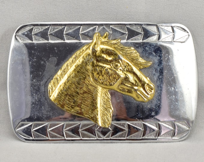Belt Buckle Horse Head Western Filigree Cowboy Cowgirl Unisex Rodeo