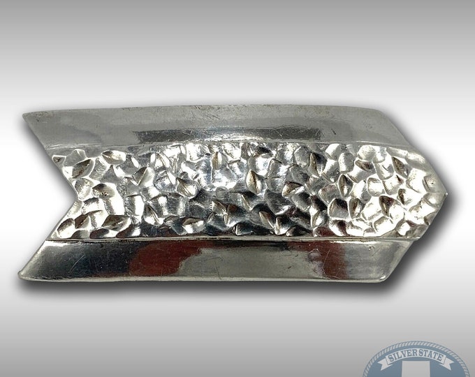Belt Buckle Women's Stamped Arrow Shape Modern Art-Deco Victorian Robin Kahn