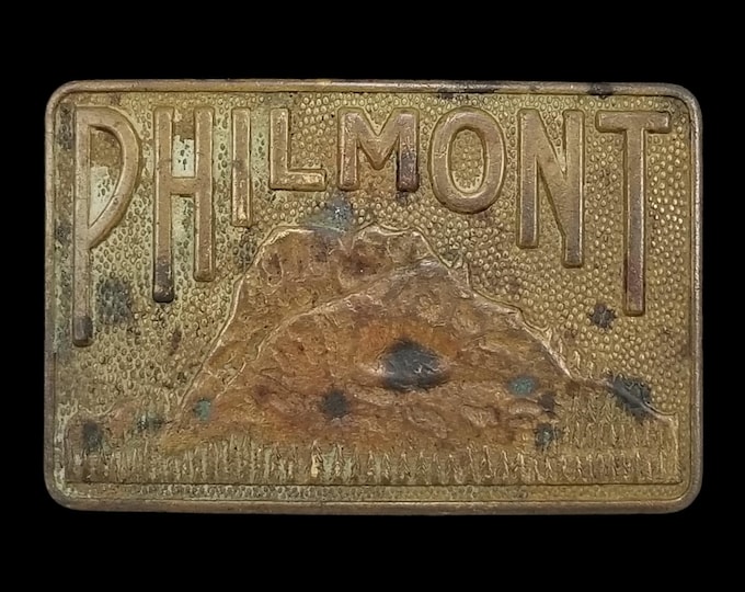 Vintage Belt Buckle Philmont Mountain Wilderness Sangre De Cristo Rocky Mountain
