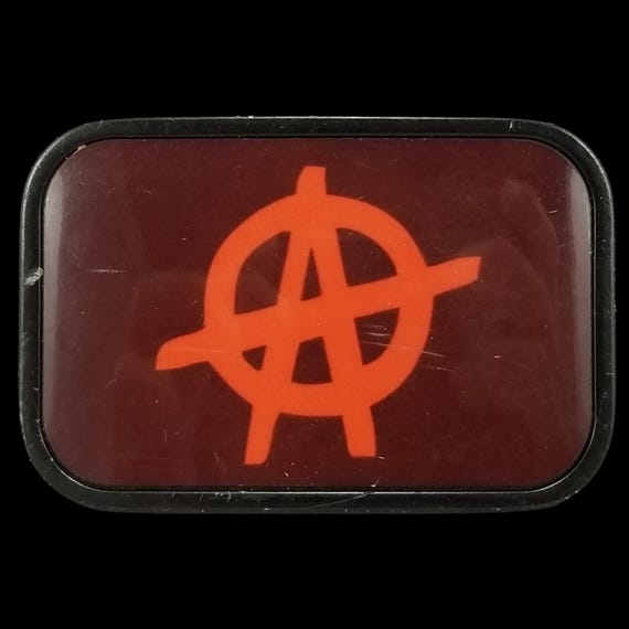 Unique Anarchy Belt Buckle - Unique Retro Accessory for Punk Rock Street Style